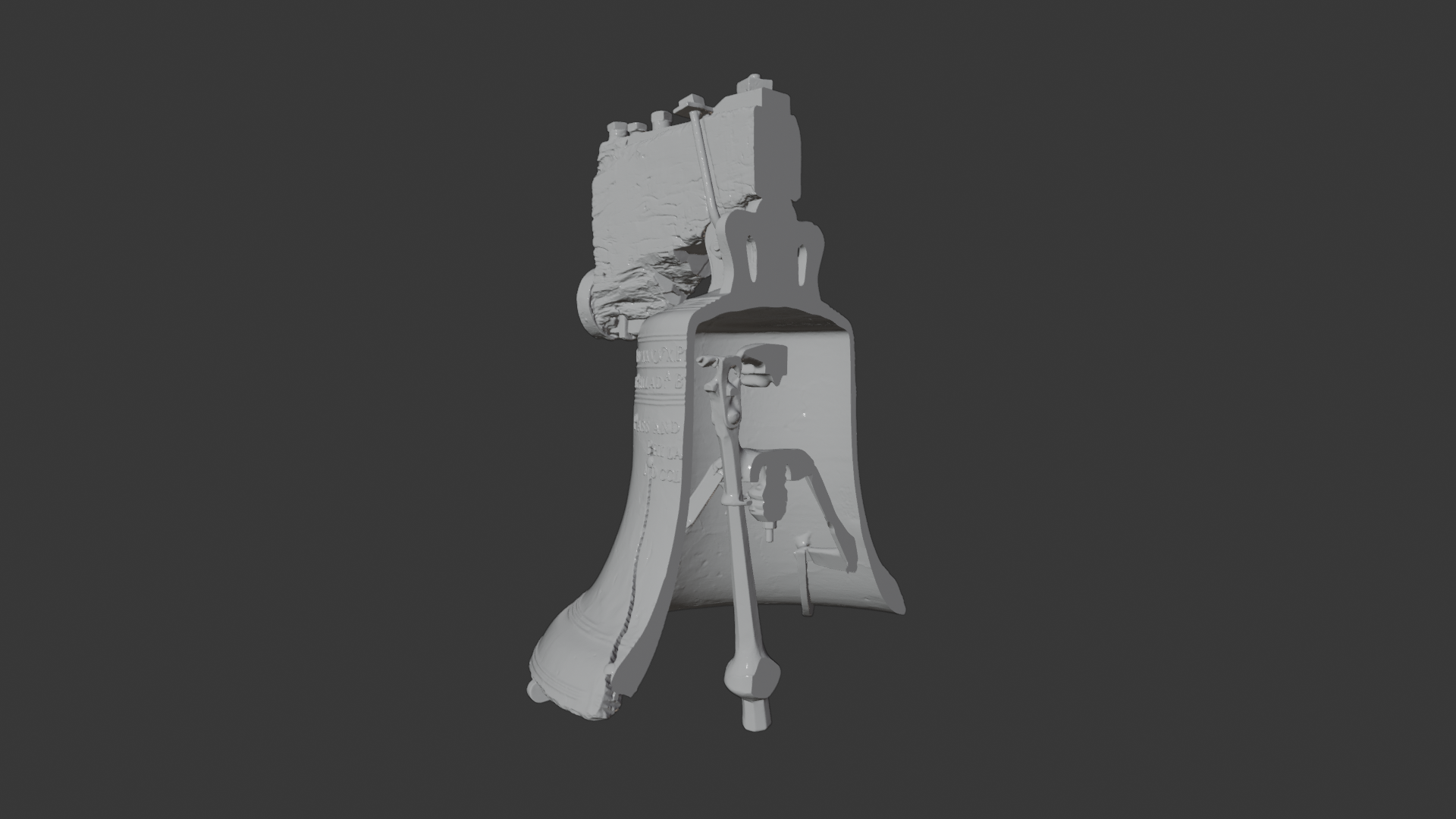Cutaway Liberty Bell visualization