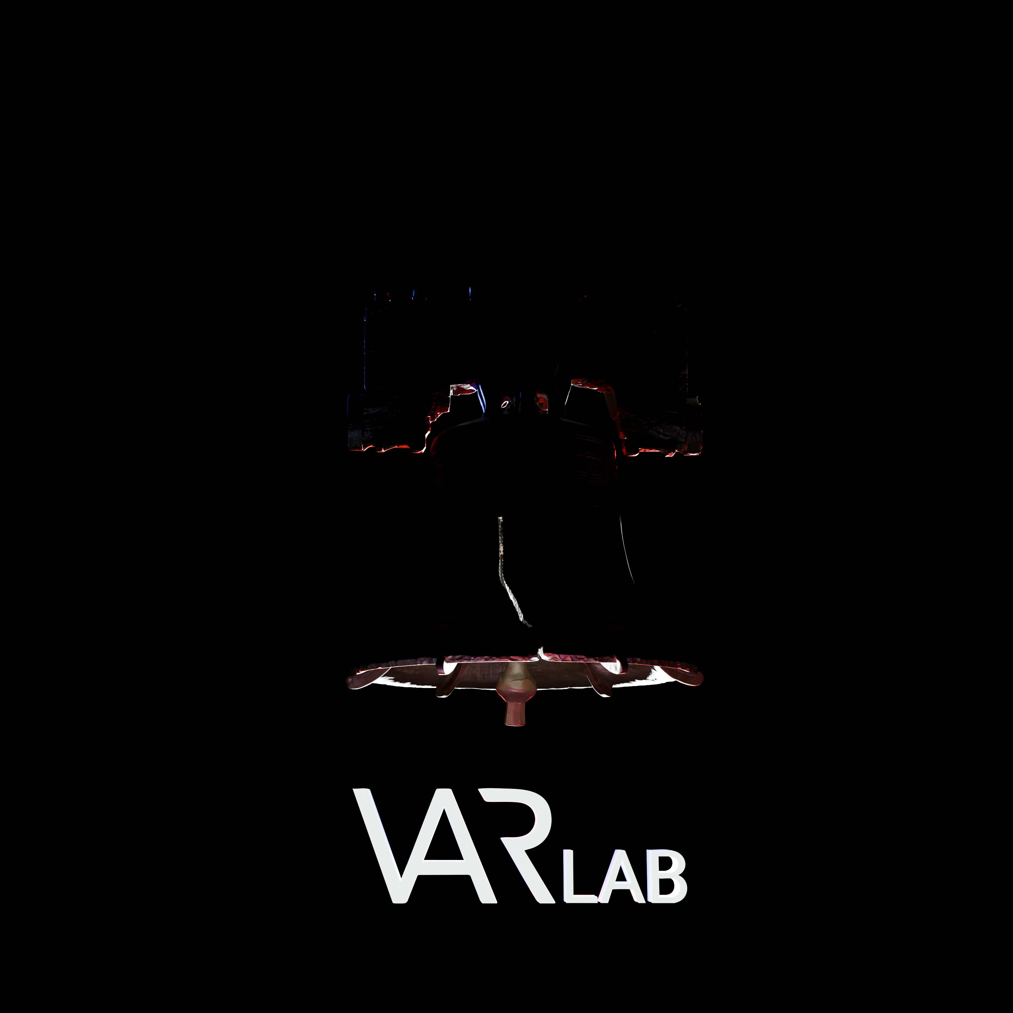 Stylized dark Liberty Bell teaser render