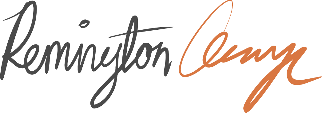 Remington Orange Name Logo